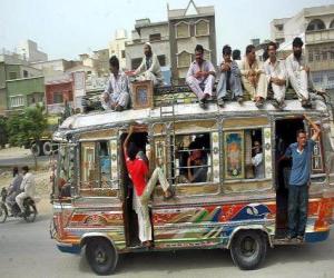 yapboz Karaçi otobüs